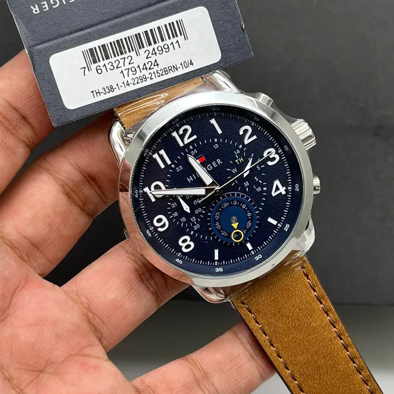 Tommy Hilfiger Briggs Chronograph Leather Men's Watch- 1791424